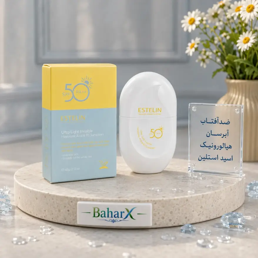 ضدآفتاب آبرسان هیالورونیک اسید استلین SPF50 PA+++