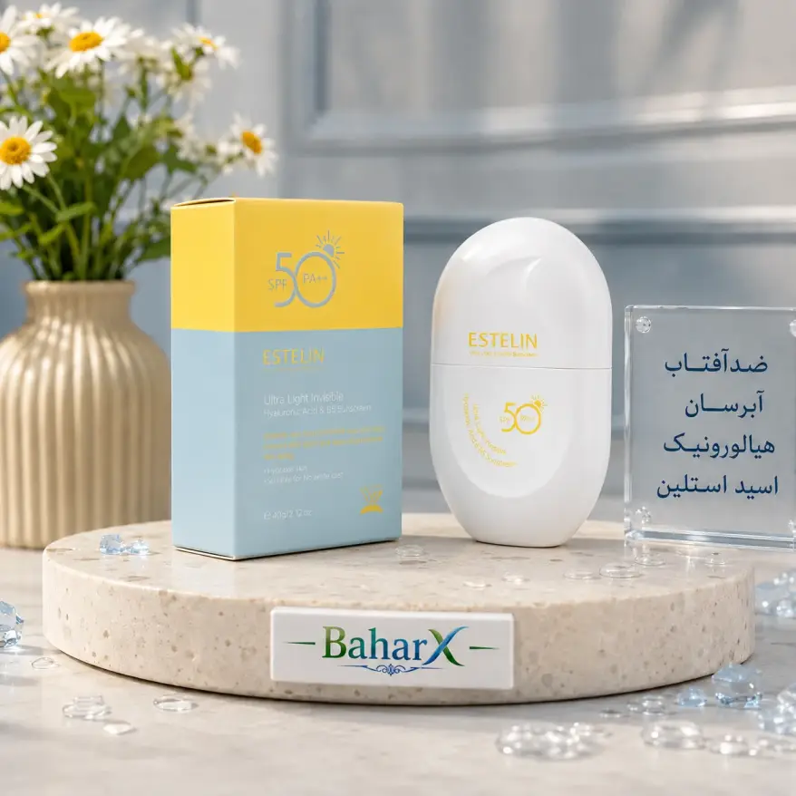 ضدآفتاب آبرسان هیالورونیک اسید استلین SPF50 PA+++
