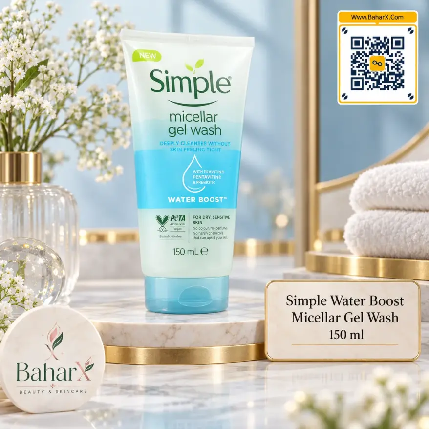 ژل شوینده میسلار سیمپل Water Boost