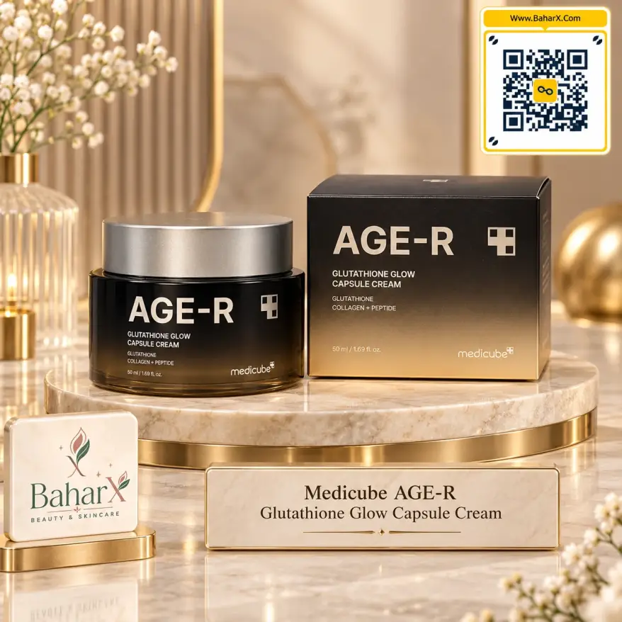 کرم کپسولی گلوتاتیون مدی‌کیوب AGE-R Glutathione Glow