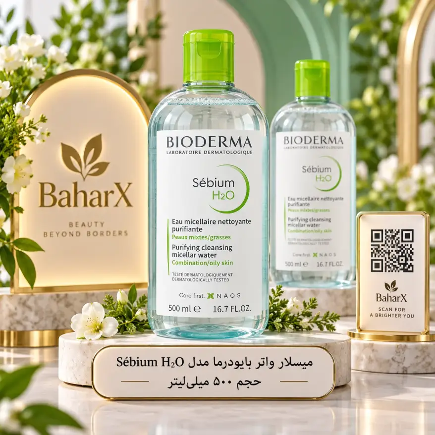 میسلار واتر بایودرما مدل Sébium H2O حجم 500 میلی‌لیتر