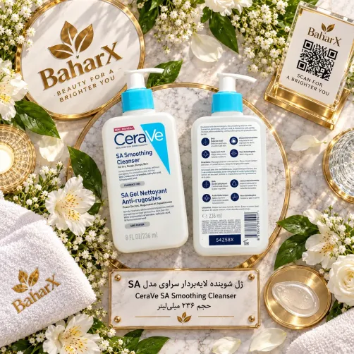 ژل شوینده سراوی مدل SA Smoothing Cleanserکاملا متفاوت با نوع بازار